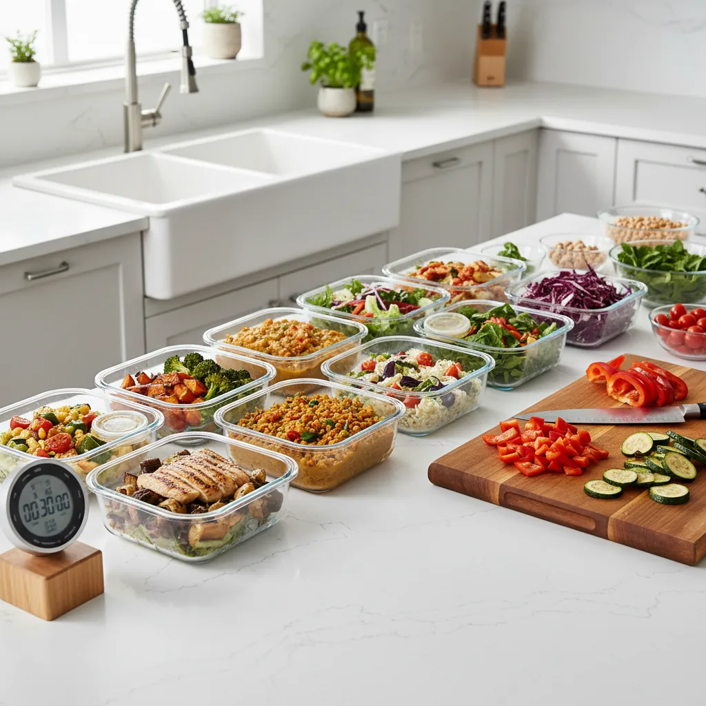 Micro-Batch Cooking : 30 Min le Dimanche, 3 Repas